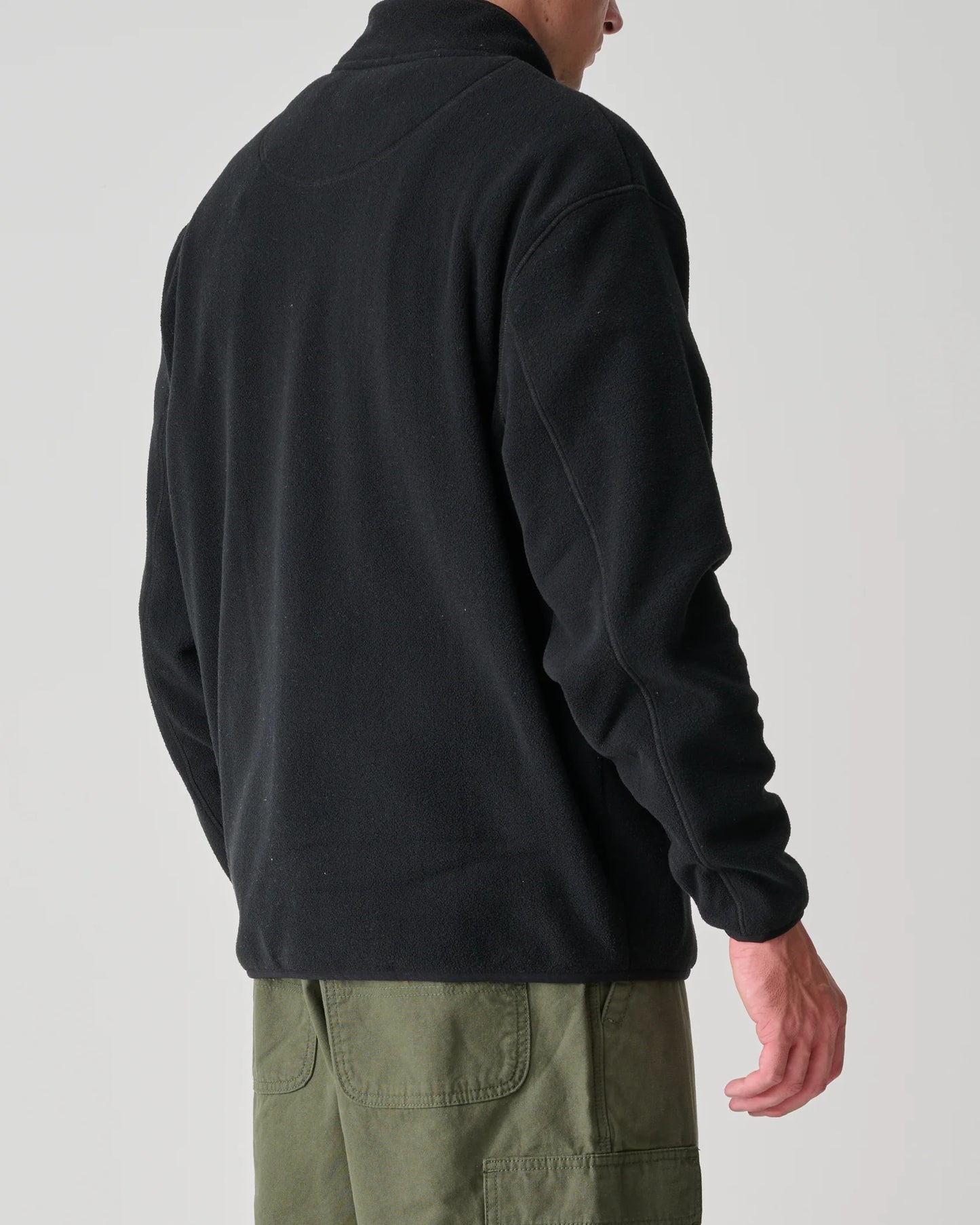 S/DOUBLE - POLAR FLEECE Jacket - BLACK