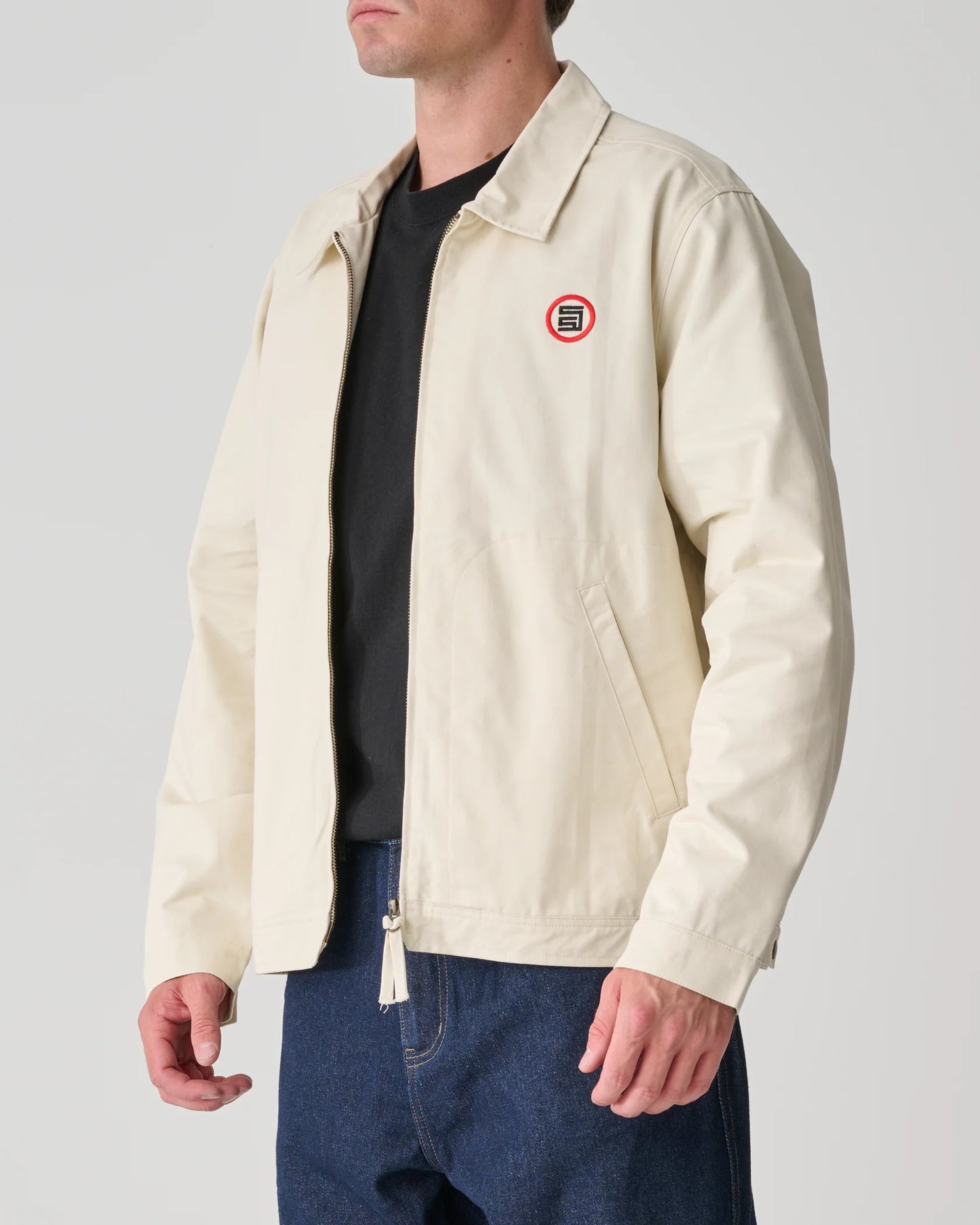 S/DOUBLE TWILL JACKET - BONE
