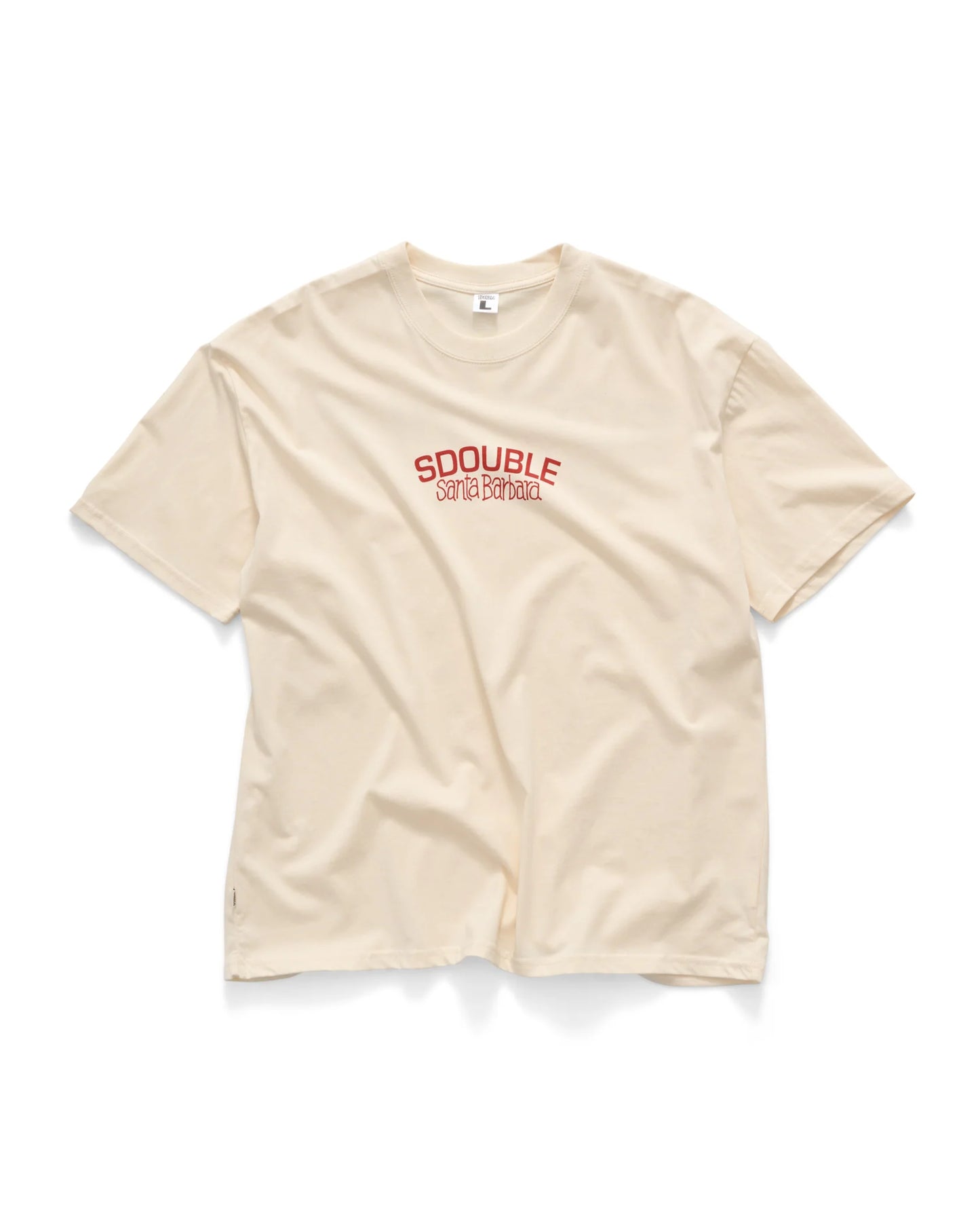S/DOUBLE - Santa Barbara SS TEE UNBLEACHED