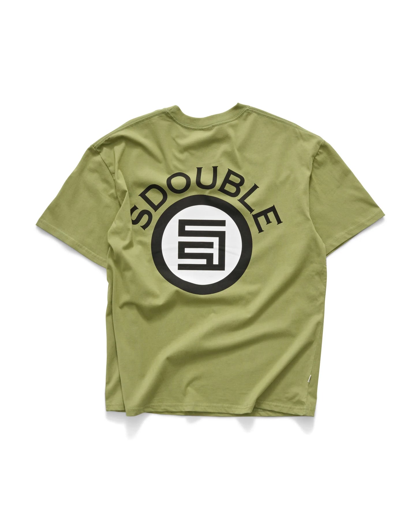 S/DOUBLE - Arch Dot SS TEE MILITARY GREEN