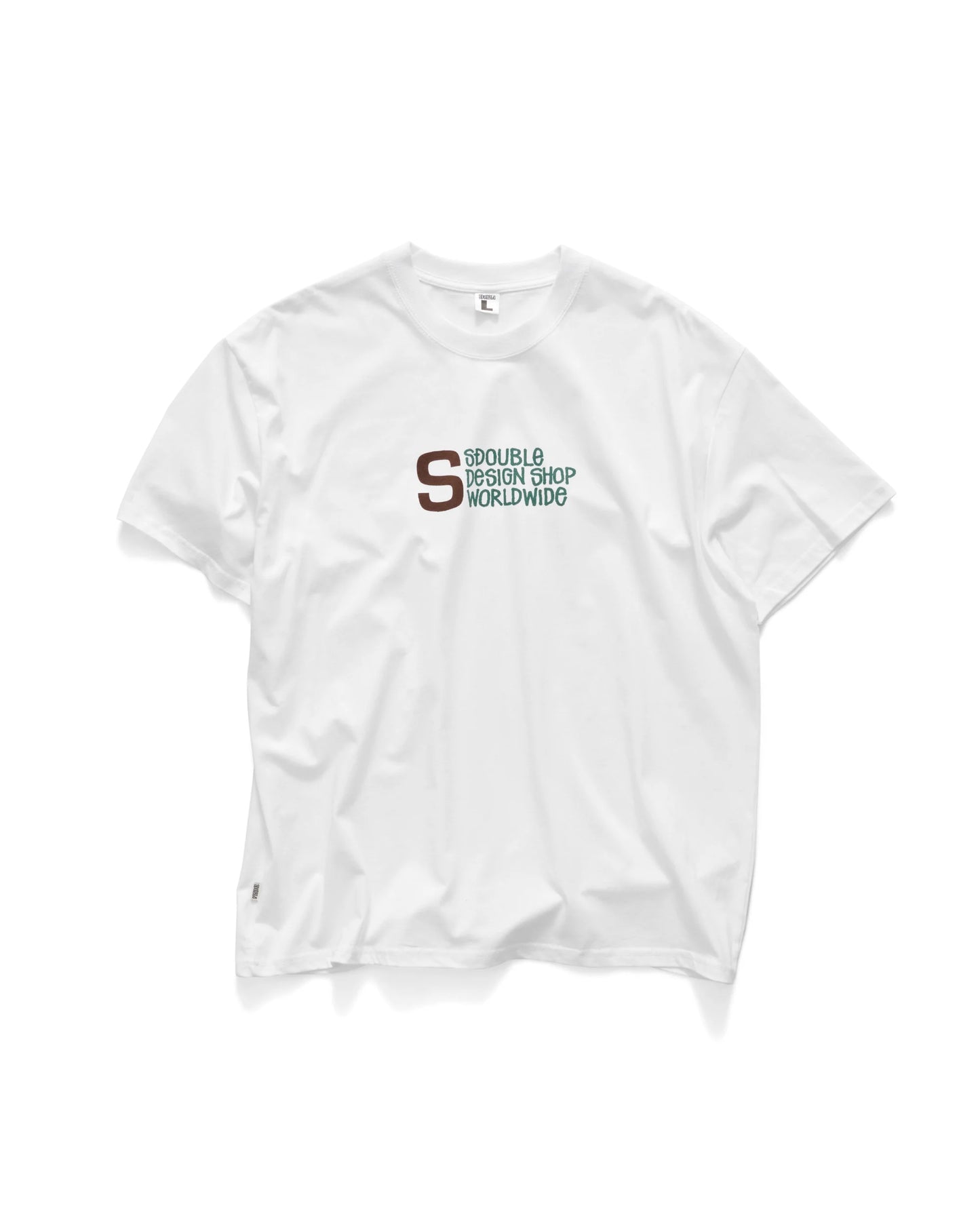 S/DOUBLE - Design Shop SS TEE WHITE