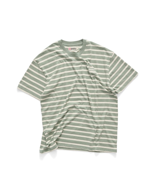S/DOUBLE - Stripe Tee GREEN