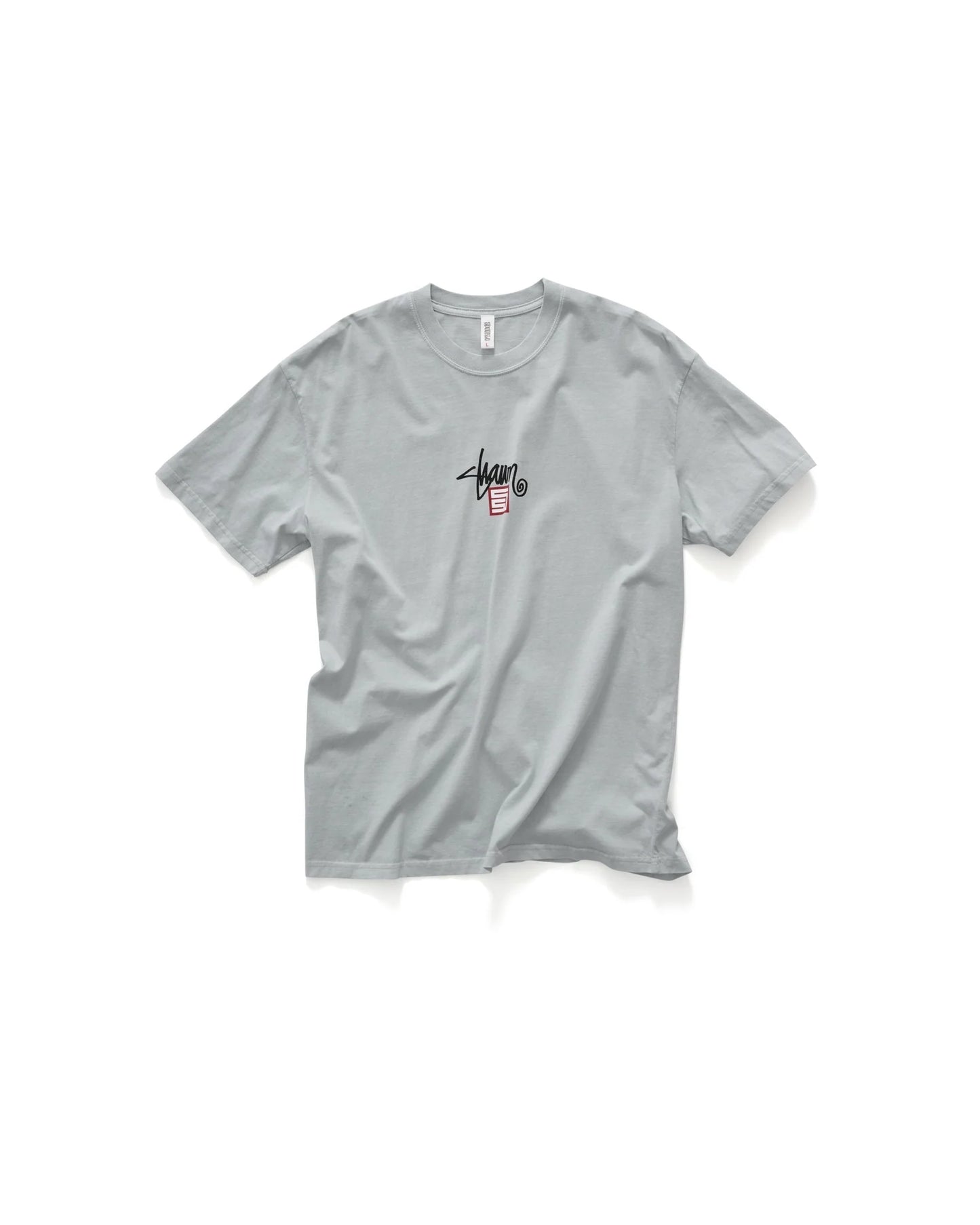 S/DOUBLE - For The Crew TEE WASHED GREY