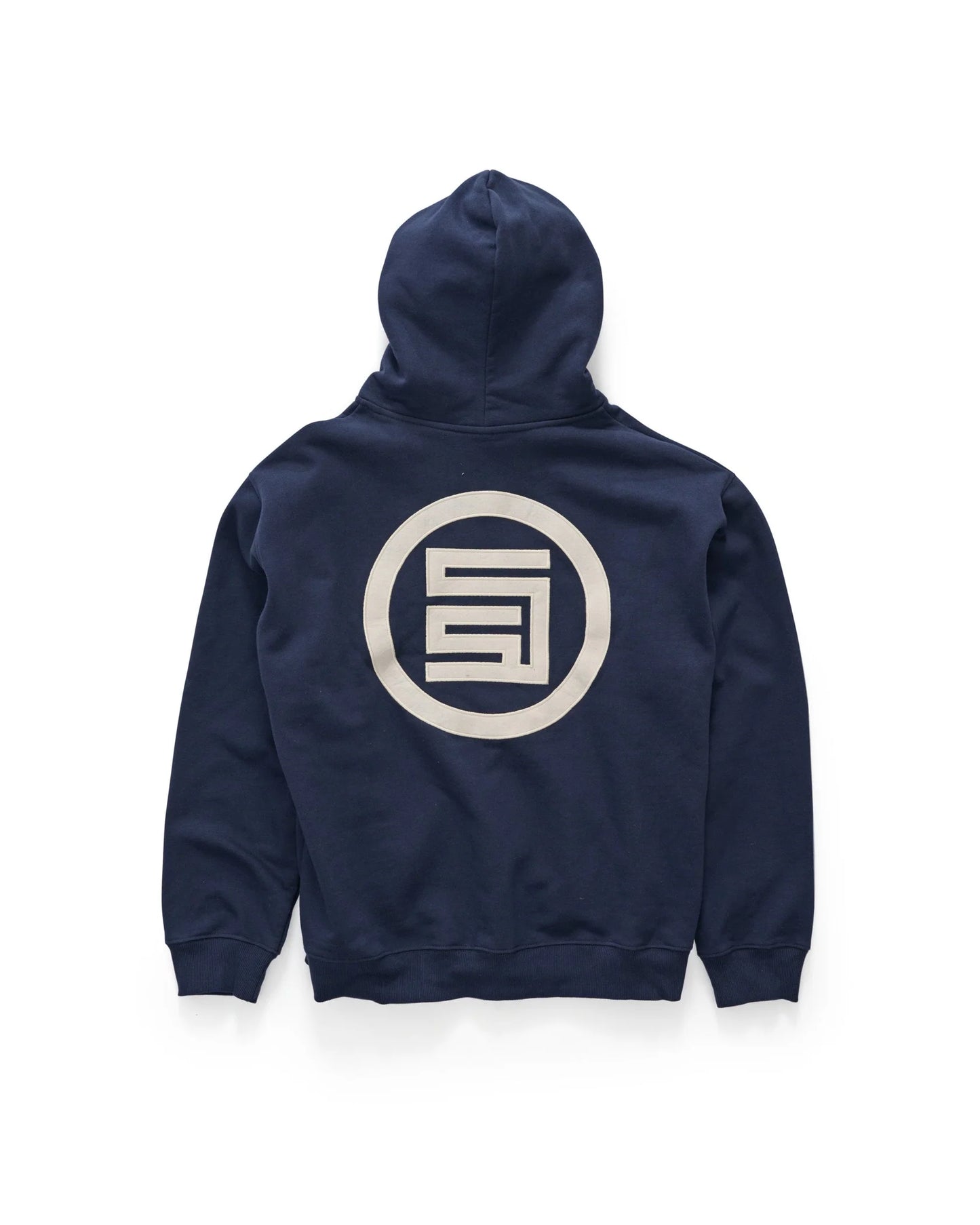 S/DOUBLE - Applique Zip Thru Hood NAVY