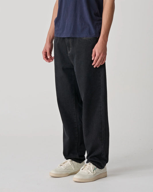 S/DOUBLE - DENIM STANDARD JEAN - BLACK RINSE