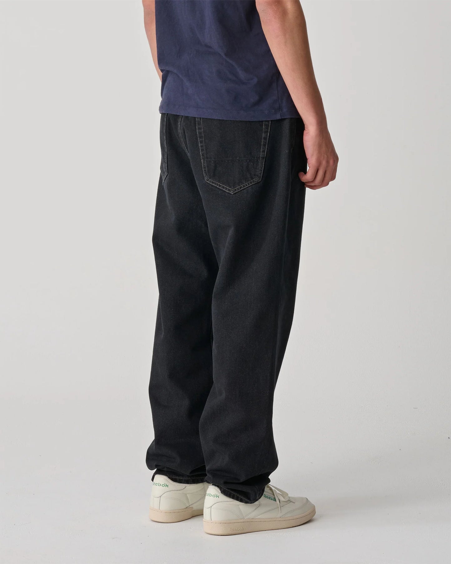 S/DOUBLE - DENIM STANDARD JEAN - BLACK RINSE