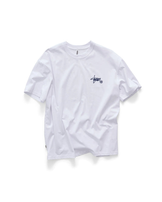 S/DOUBLE - Sunburst SS TEE WHITE