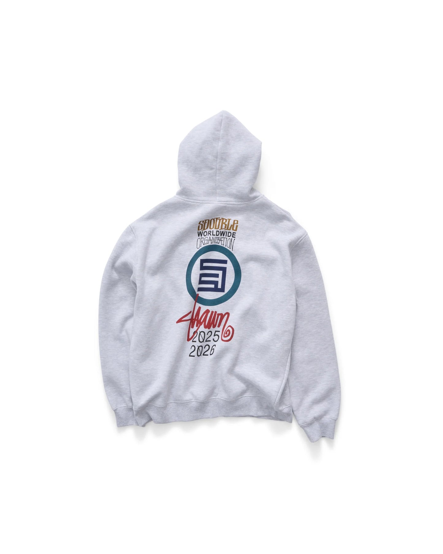 S/DOUBLE - 25/26 Zip Thru Hood GREY HEATHER