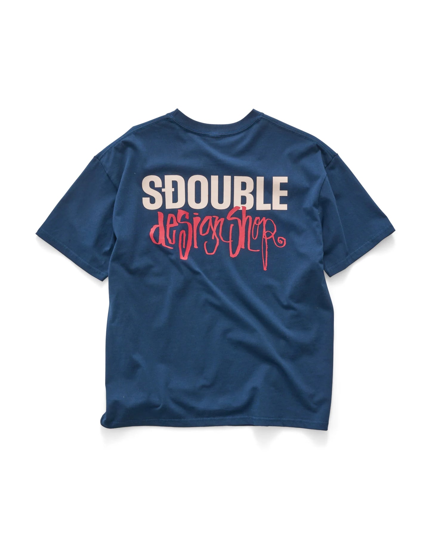 S/DOUBLE - Funky Design Shop SS TEE NAVY