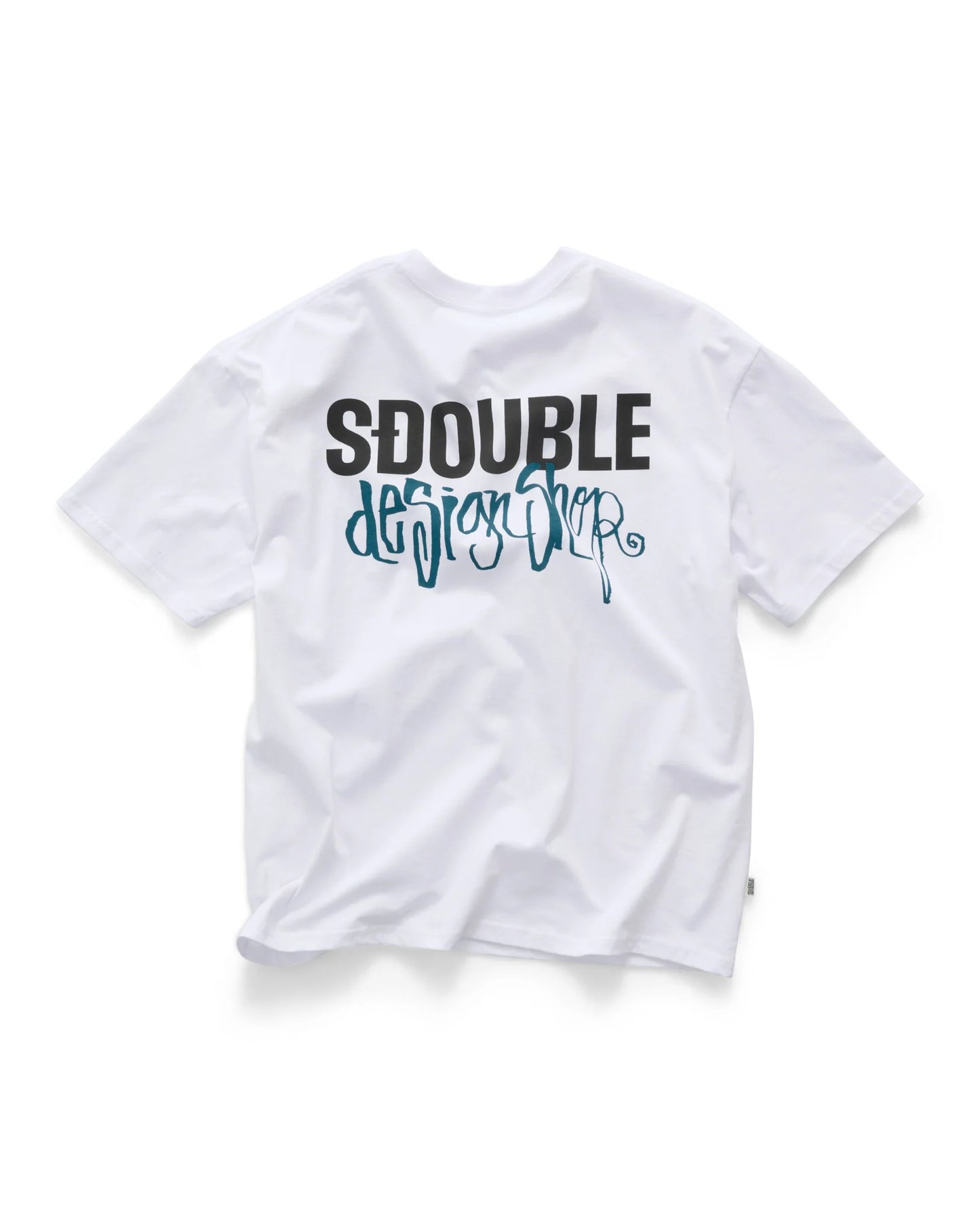 S DOUBLE -funky design shop ss tee - WHITE