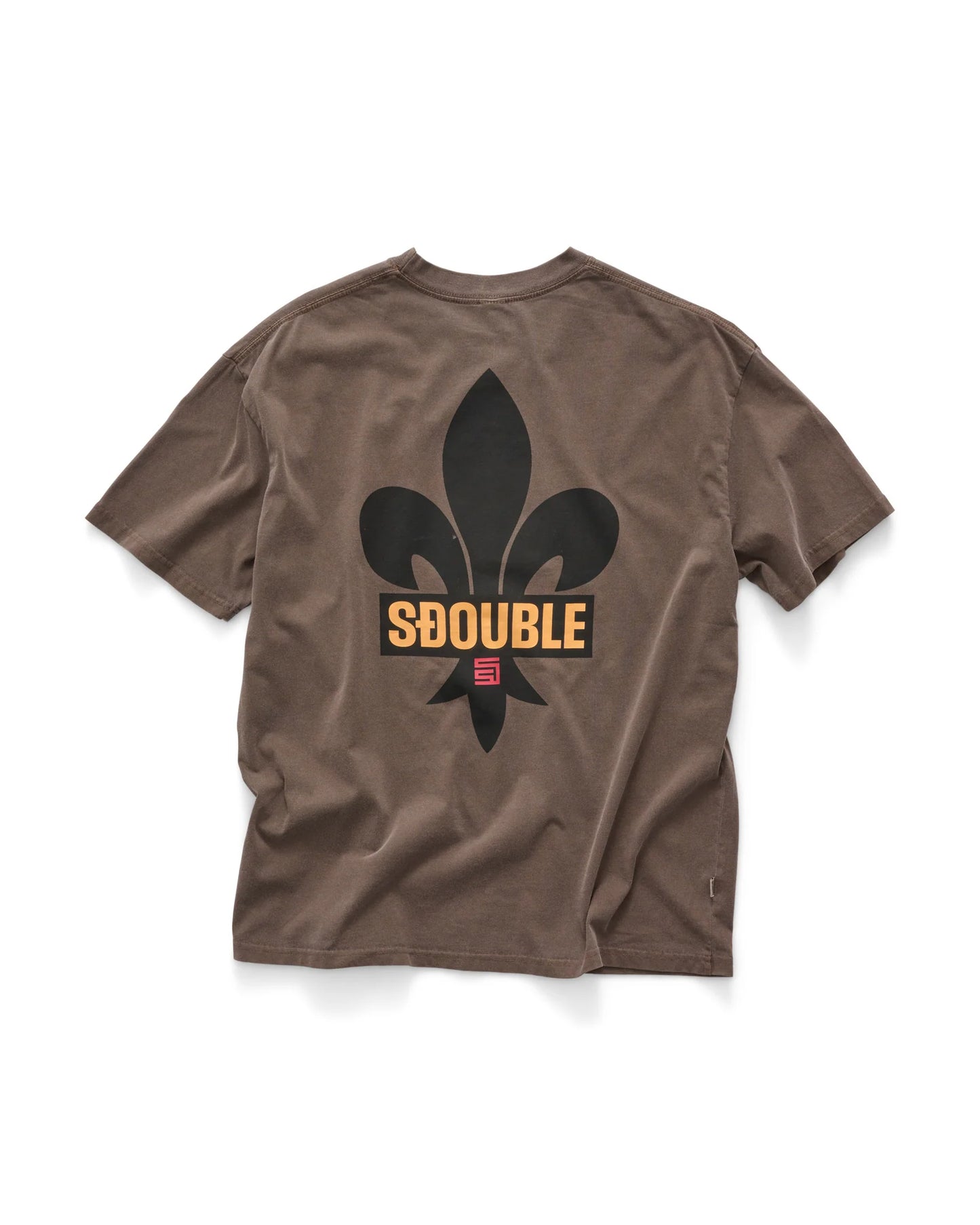 S/DOUBLE - Fleur SS TEE PIGMENT ASH