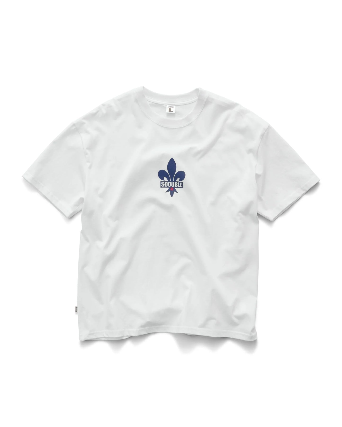 S/DOUBLE - Fleur SS TEE WHITE