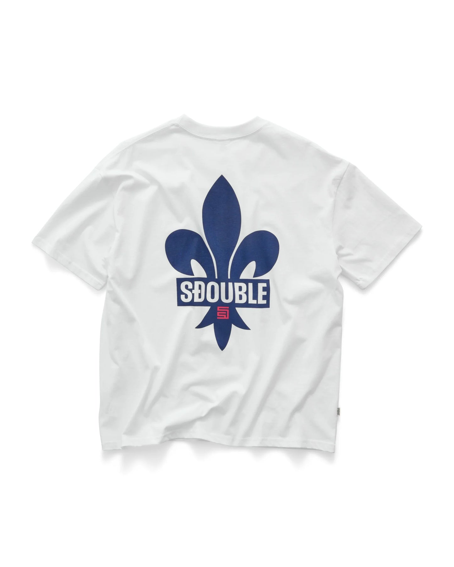 S/DOUBLE - Fleur SS TEE WHITE