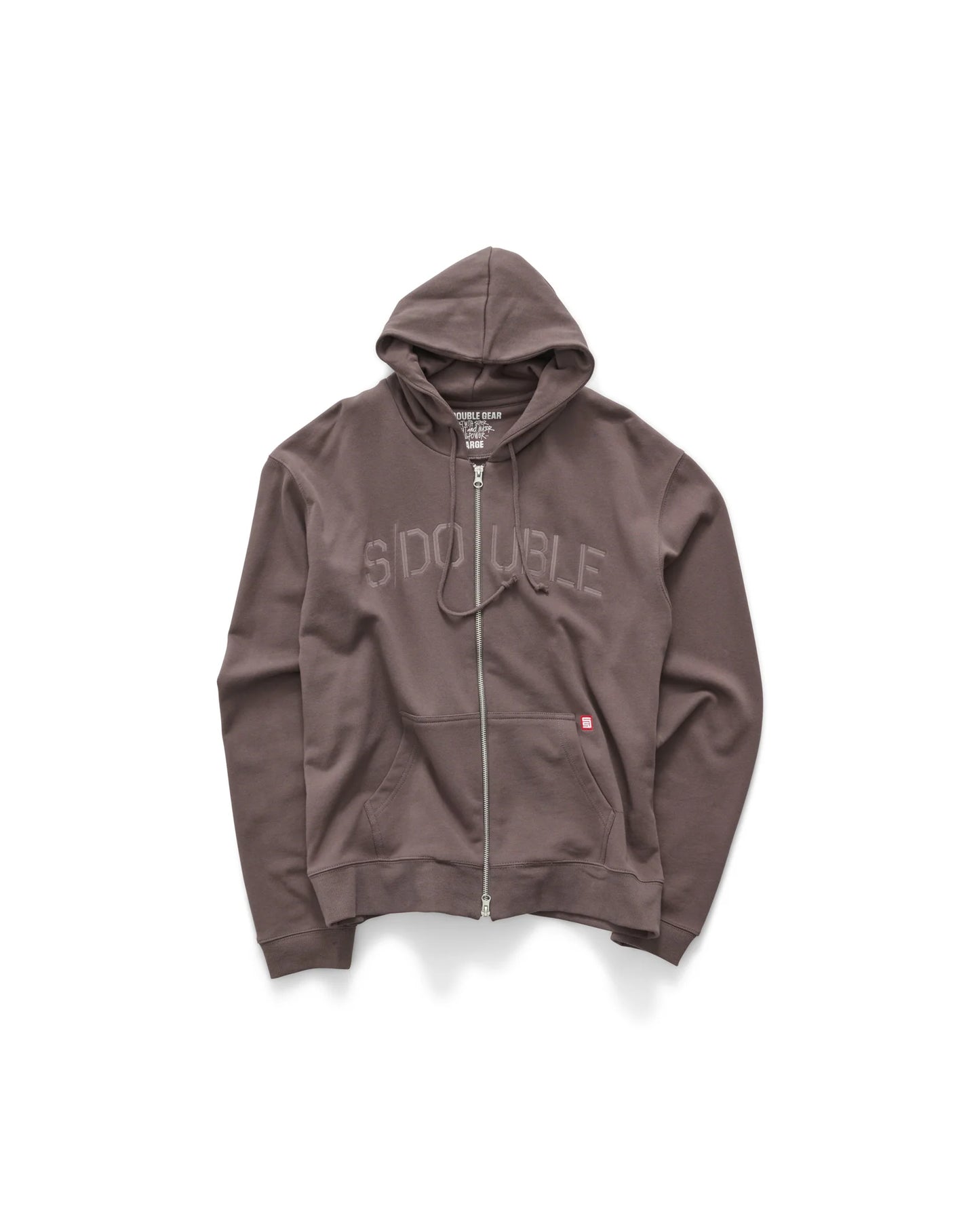 S/DOUBLE - Marty Zip Hood ASH