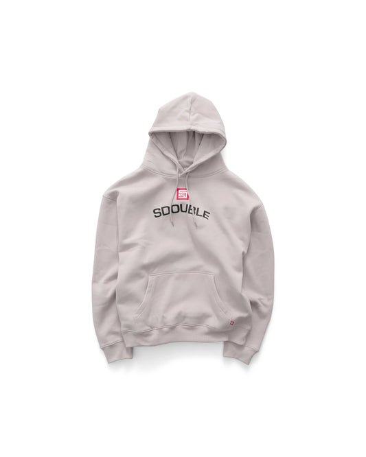 S DOUBLE - Cities fleece hood - ICEGREY