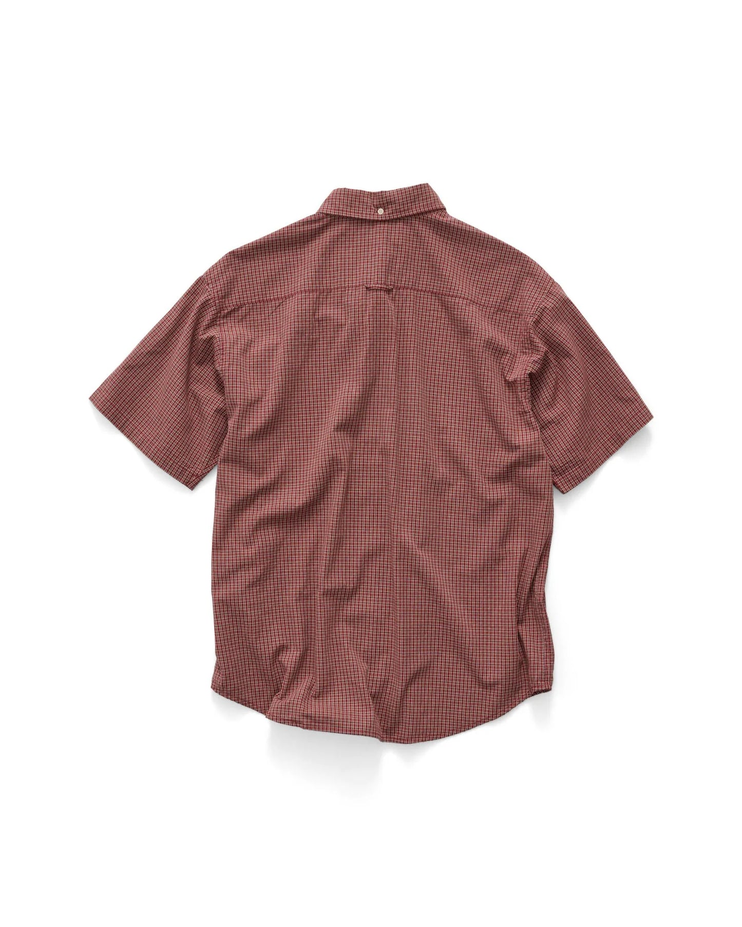 S/DOUBLE - Test Plaid SS Classic Shirt COPPER