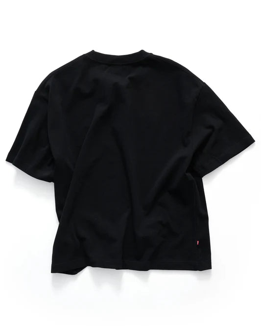 SDOUBLE- Block heavy weight t-shirt -BLK