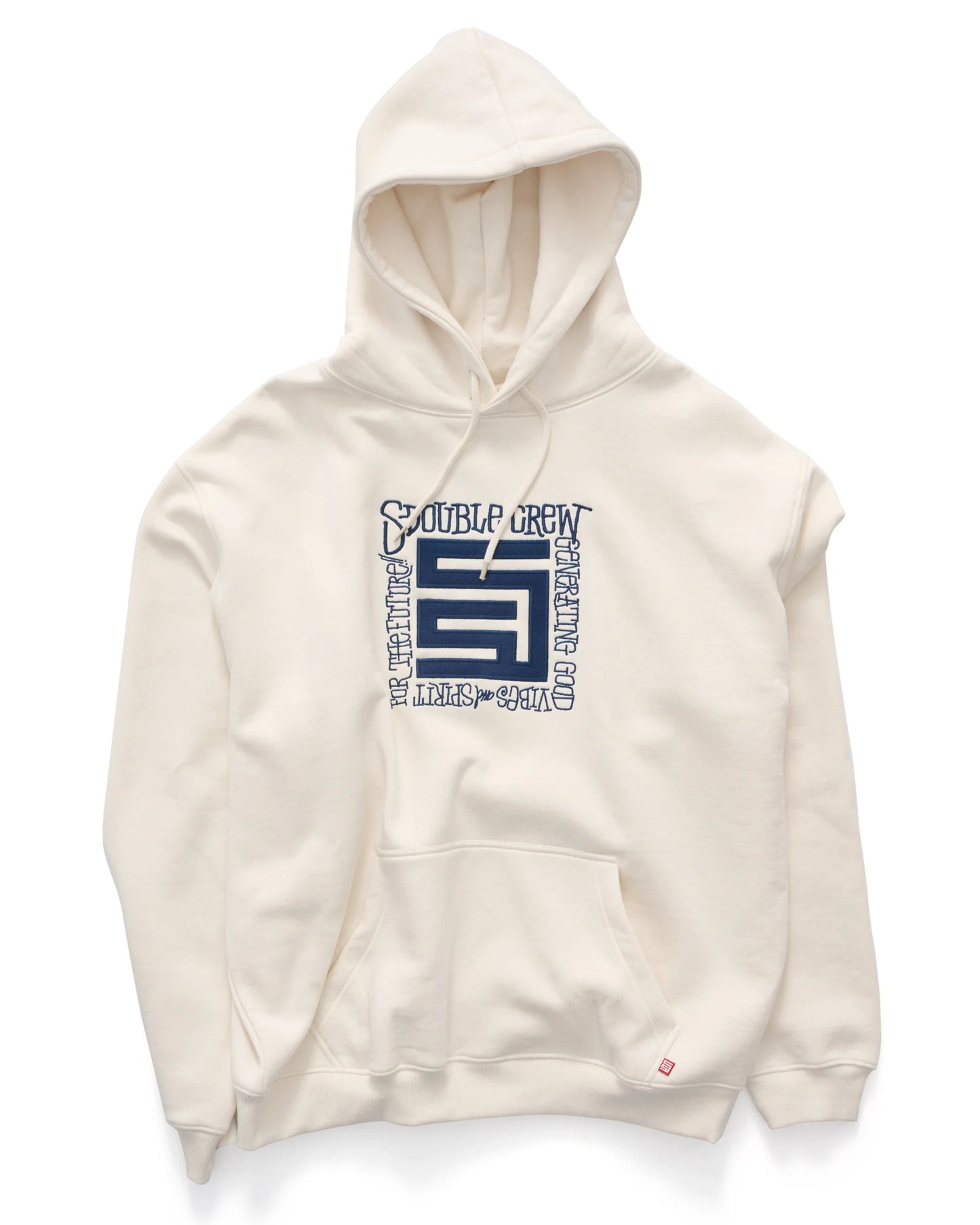 S/DOUBLE - generating pullover hoodie UNBLEACHED