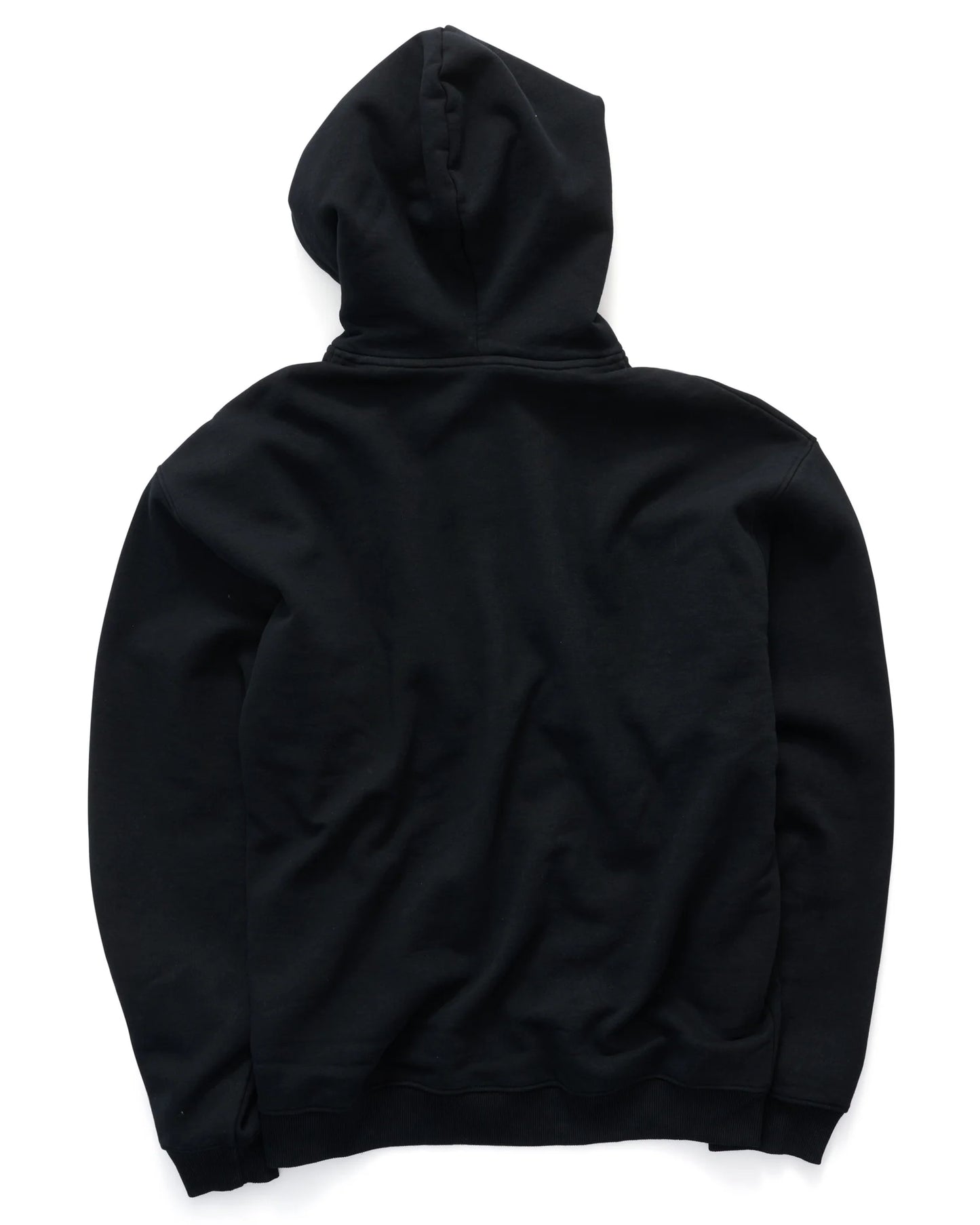 S/DOUBLE - Block zip hoodie BLACK