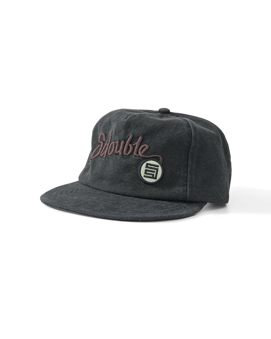 S/DOUBLE - CANVAS CAP - BLACK