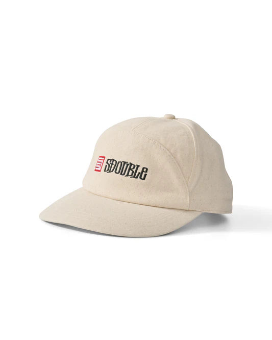 S/DOUBLE - Stock Worker Twill Strapback UNBLEACHED