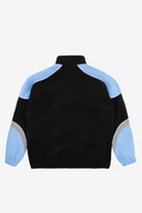 WNDRR - Kickoff 1/4 Zip Polar Fleece Sweat BLACK/BLUE