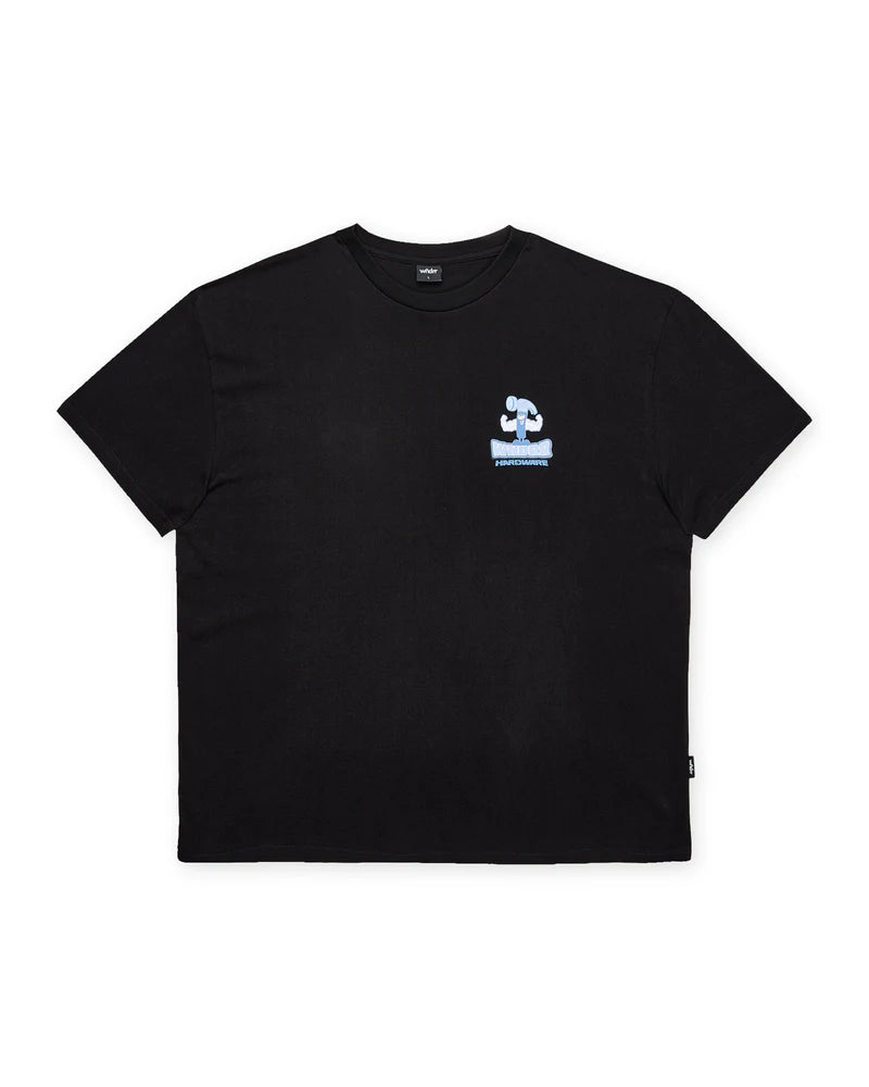 WNDRR - HARDWARE BOX FIT TEE -BLACK