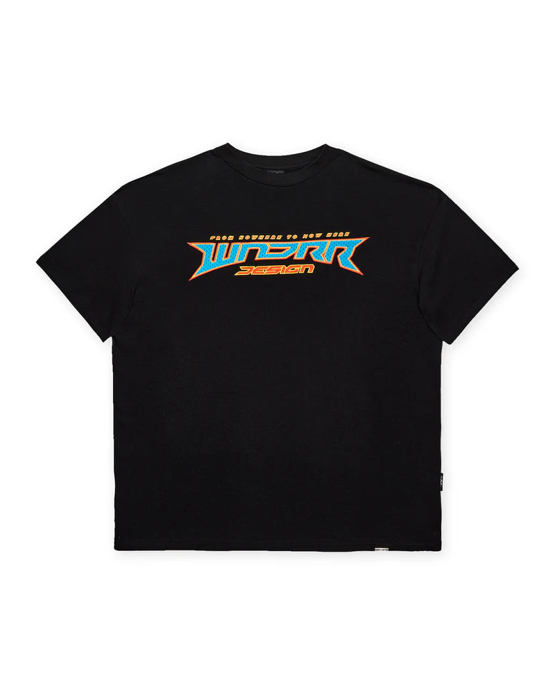 WNDRR - Pulse heavy weight TEE BLACK
