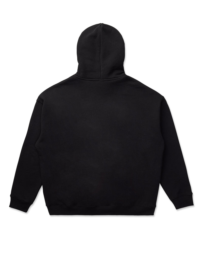 WNDRR- Bliss hood sweat - BLACK/BLACK