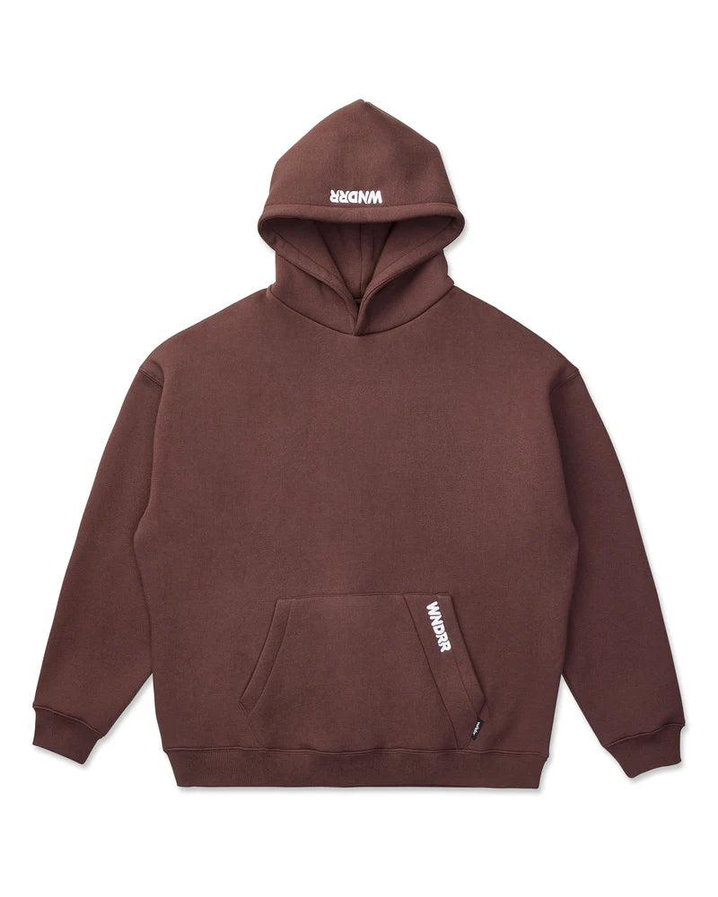 WNDRR - Halo Hood Sweat BROWN