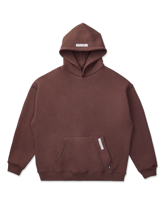 WNDRR - Halo Hood Sweat BROWN