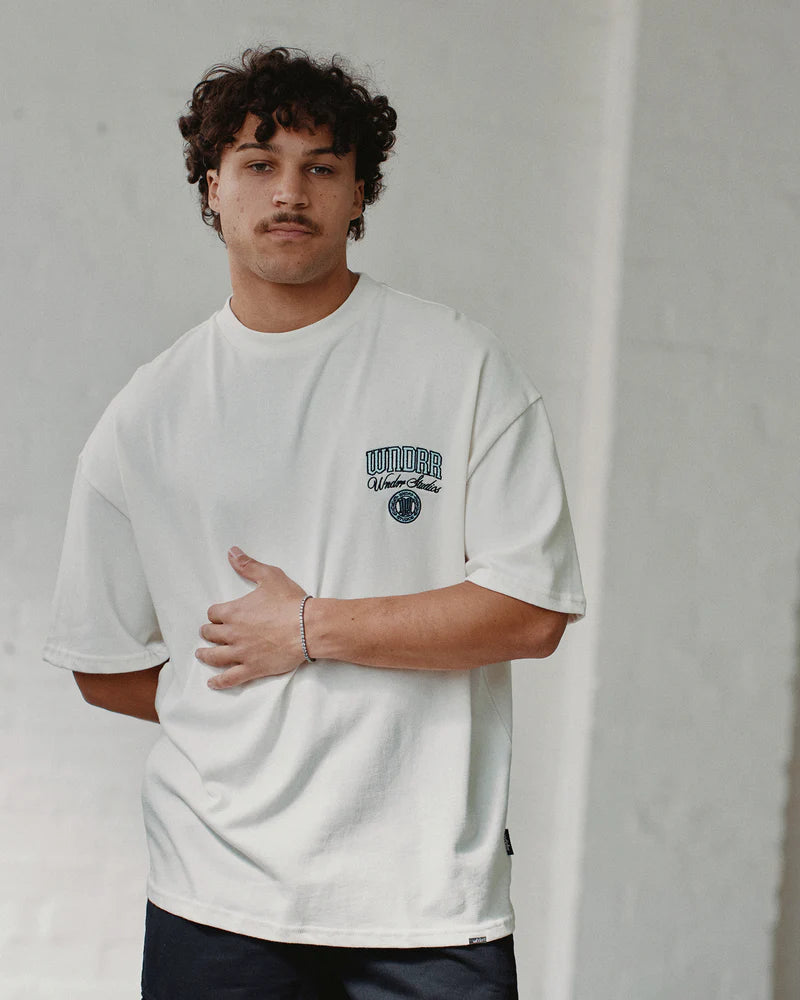WNDRR- PAVILION HEAVY WEIGHT TEE- OFF WHITE