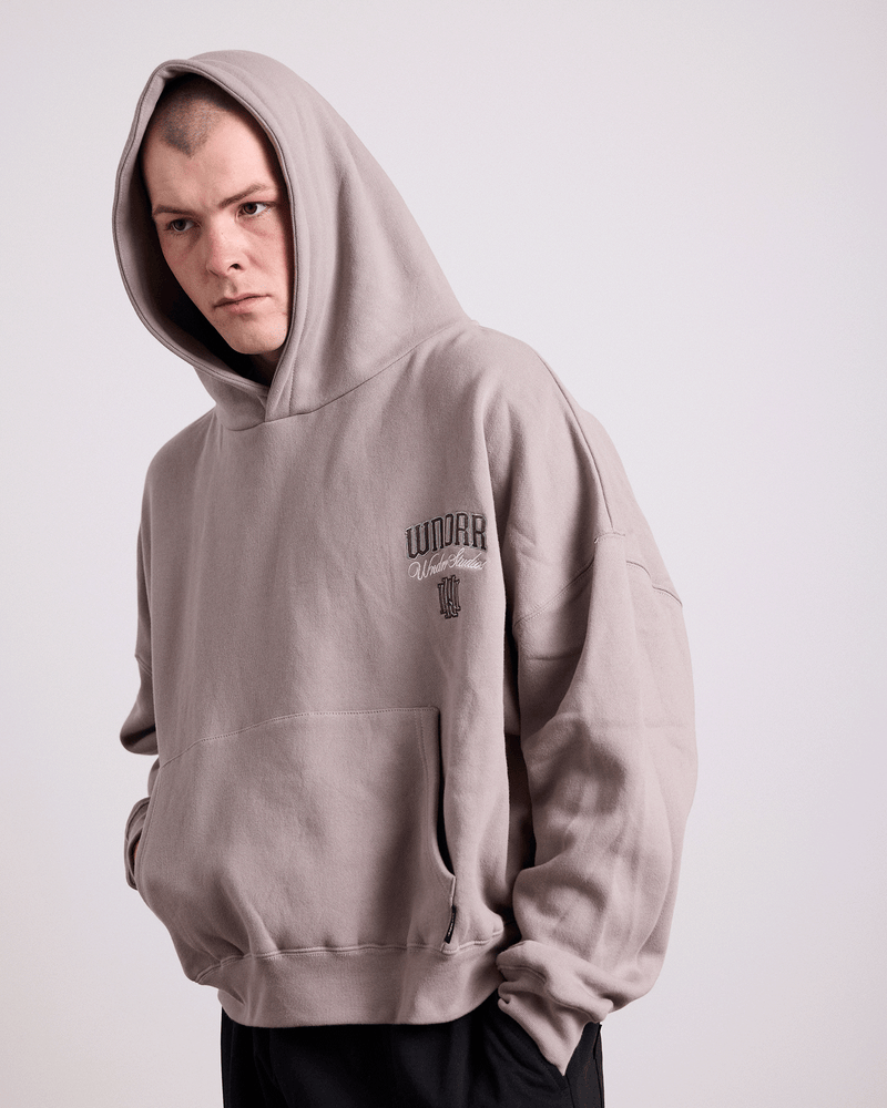 WNDRR - The pavilion hood sweat -MOON GREY