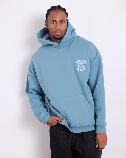 WNDRR- RZN HOOD SWEAT - DUSK BLUE