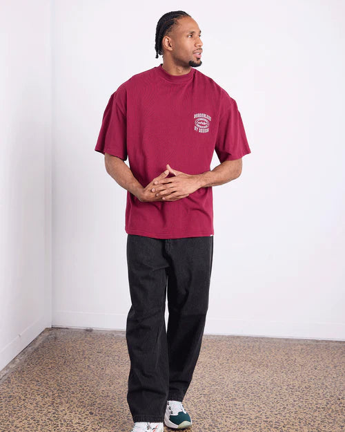 WNDRR - RZN HEAVY WEIGHT TEE - BLOOD RED
