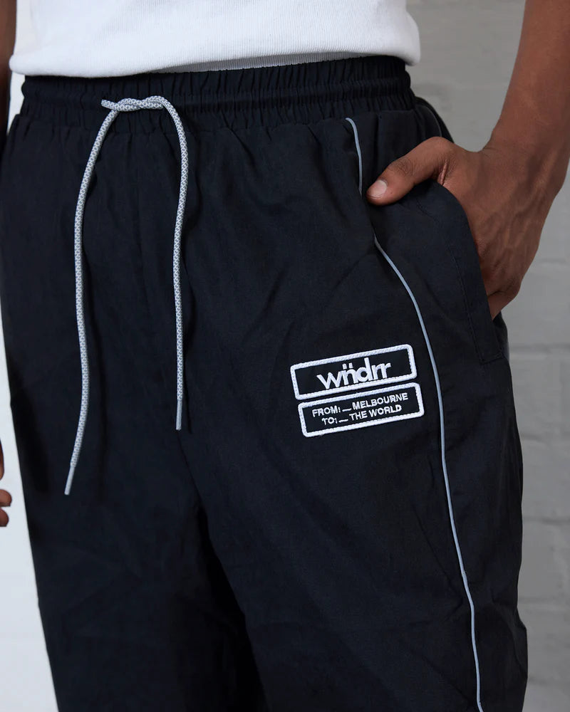WNDRR - The World Sport Trackpant BLACK