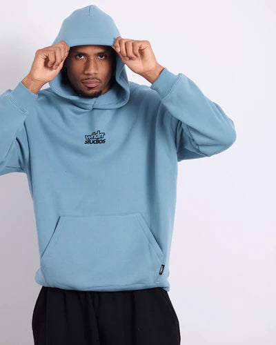 WNDRR - ADVOCATE HOOD SWEAT - DUSK BLUE