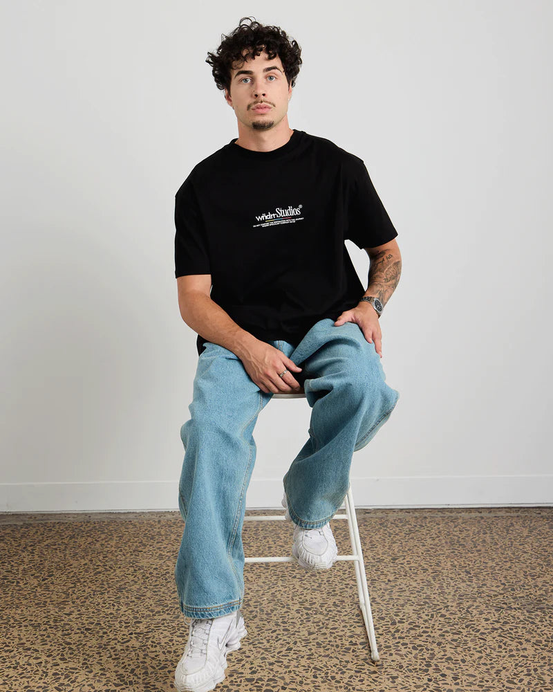 WNDRR - Collective Box Fit Tee BLACK