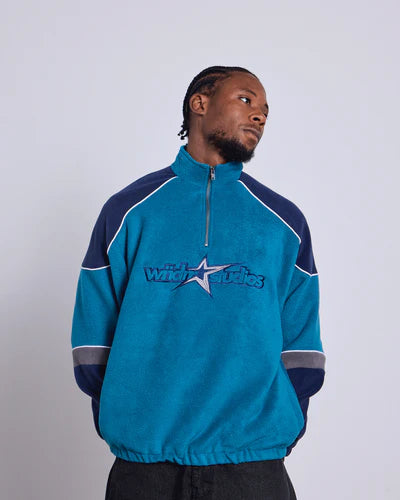 WNDRR - STXR 1/4 ZIP POLAR FLEECE- STORM BLUE