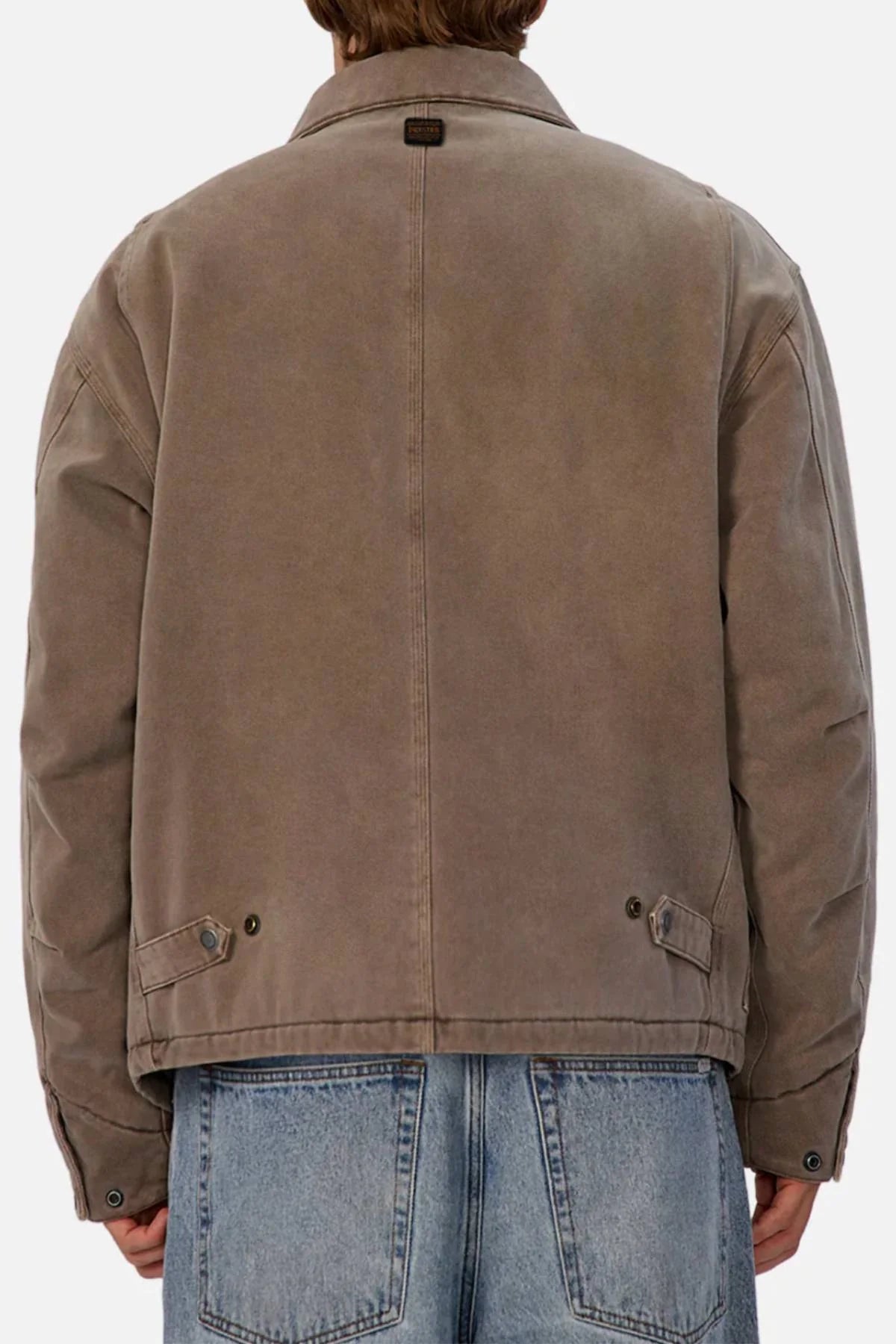 INDUSTRIE THE OKLAHOMA JACKET - WASHEDBRWN
