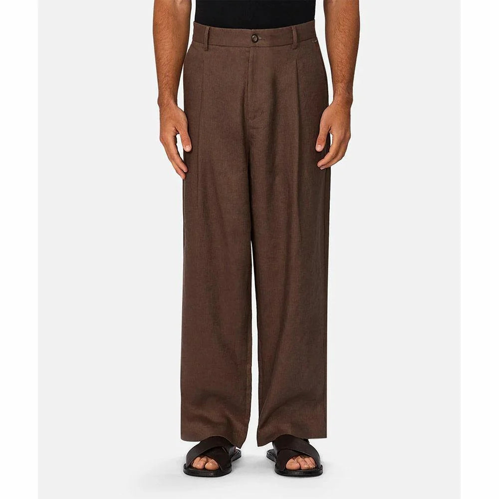 Industrie - The Linen Lusso Pant CHESTNUT