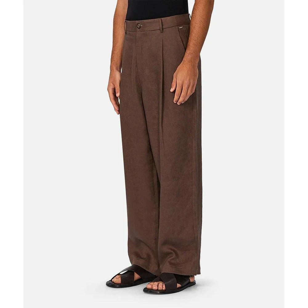 Industrie - The Linen Lusso Pant CHESTNUT