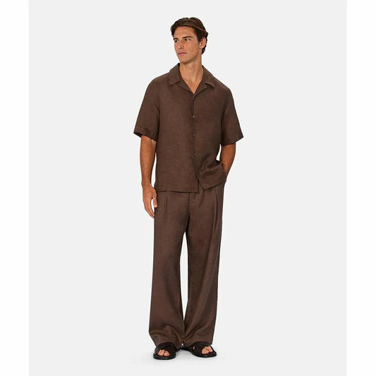 Industrie - The Linen Lusso Pant CHESTNUT