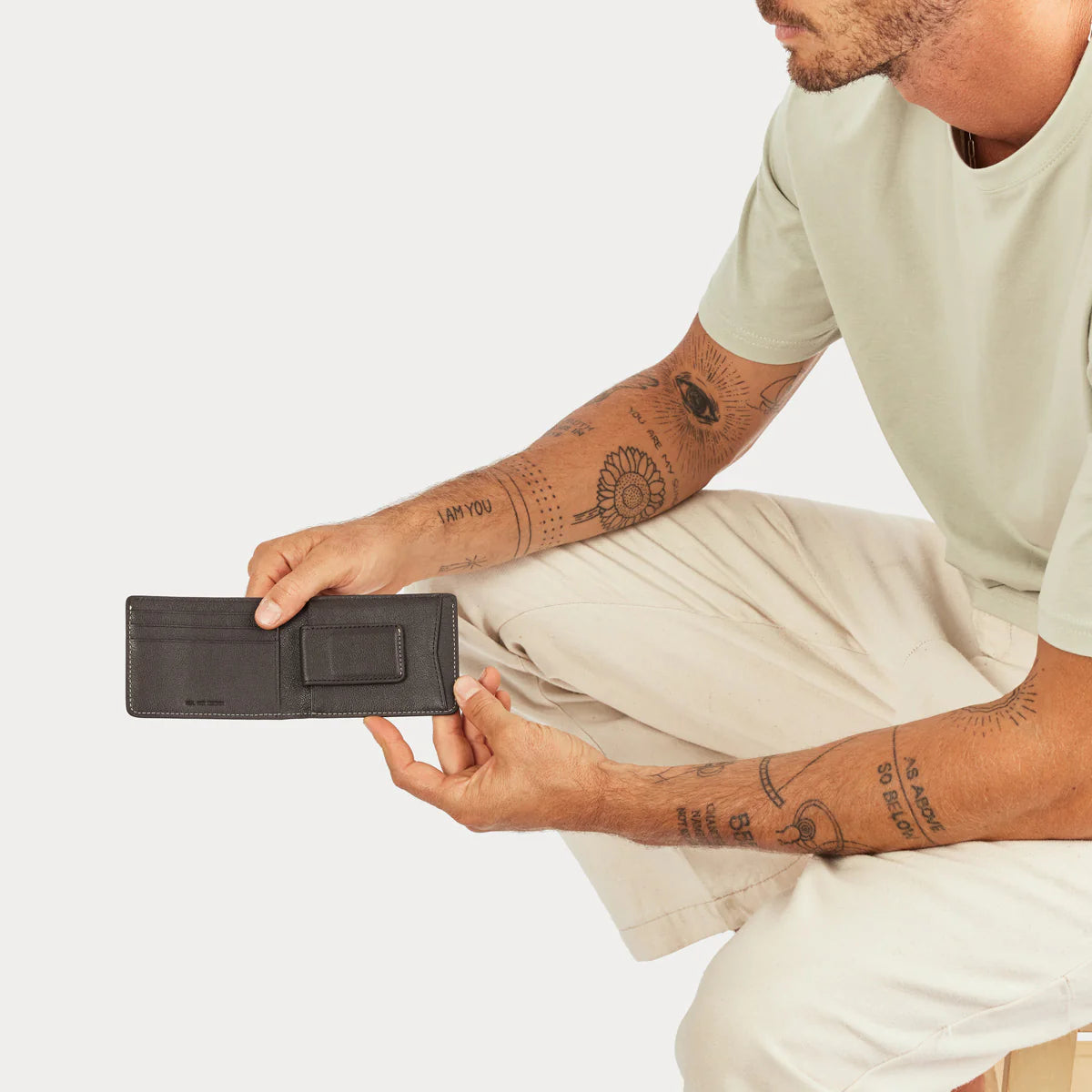Status Anxiety - ETHAN Wallet CHOCOLATE