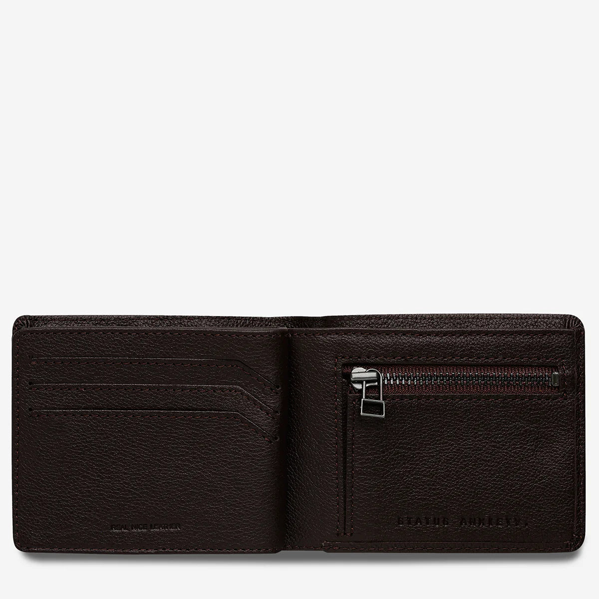 Status Anxiety - Leonard Wallet - CHOCOLATE