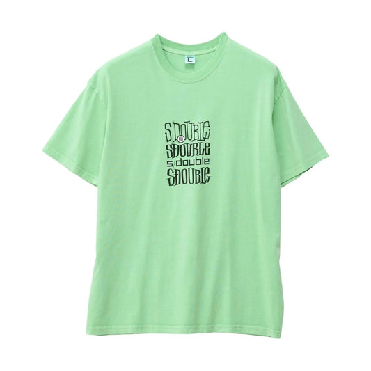 S/DOUBLE - LOGOFEST SS TEE - PIGMENT GREEN