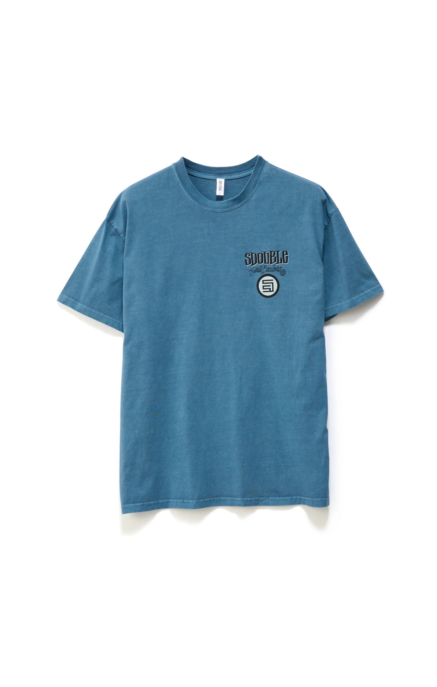 SDOUBLE - Combo Platter TEE - WASHED MARINE BLUE