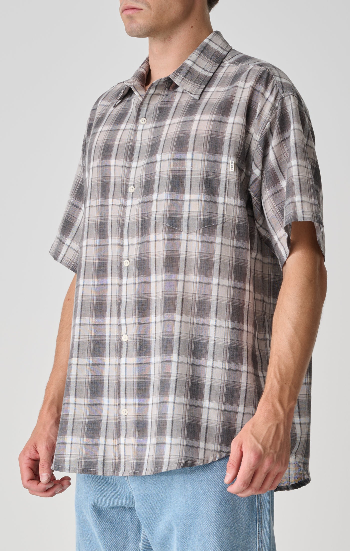 S/DOUBLE - Luckys SS Shirt GREY